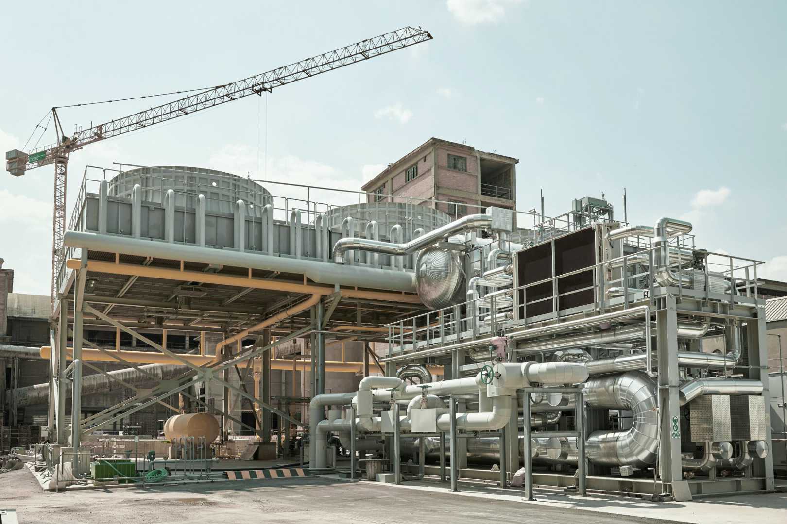 ORC waste heat recovery plant cement