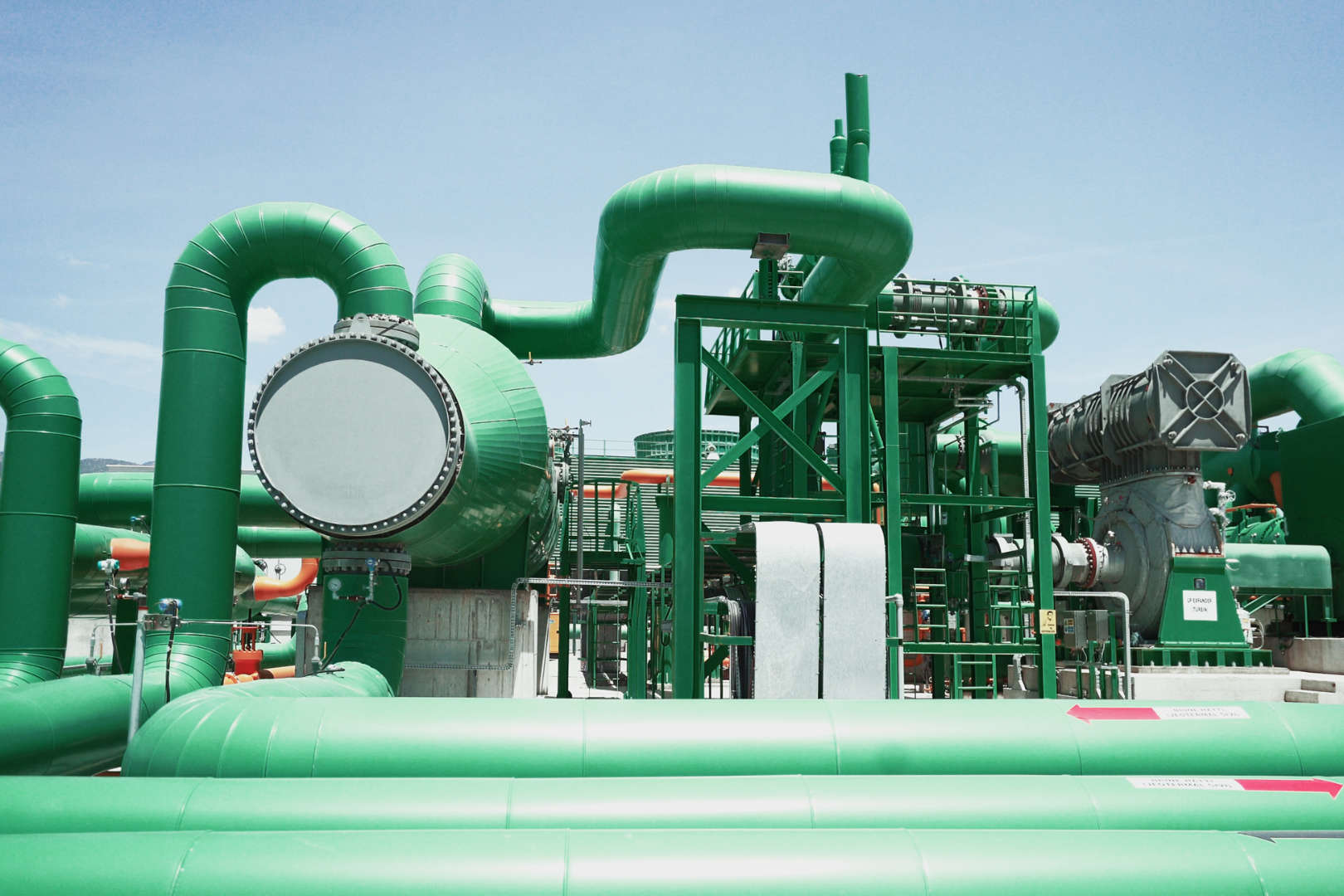 ORC geothermal power plant