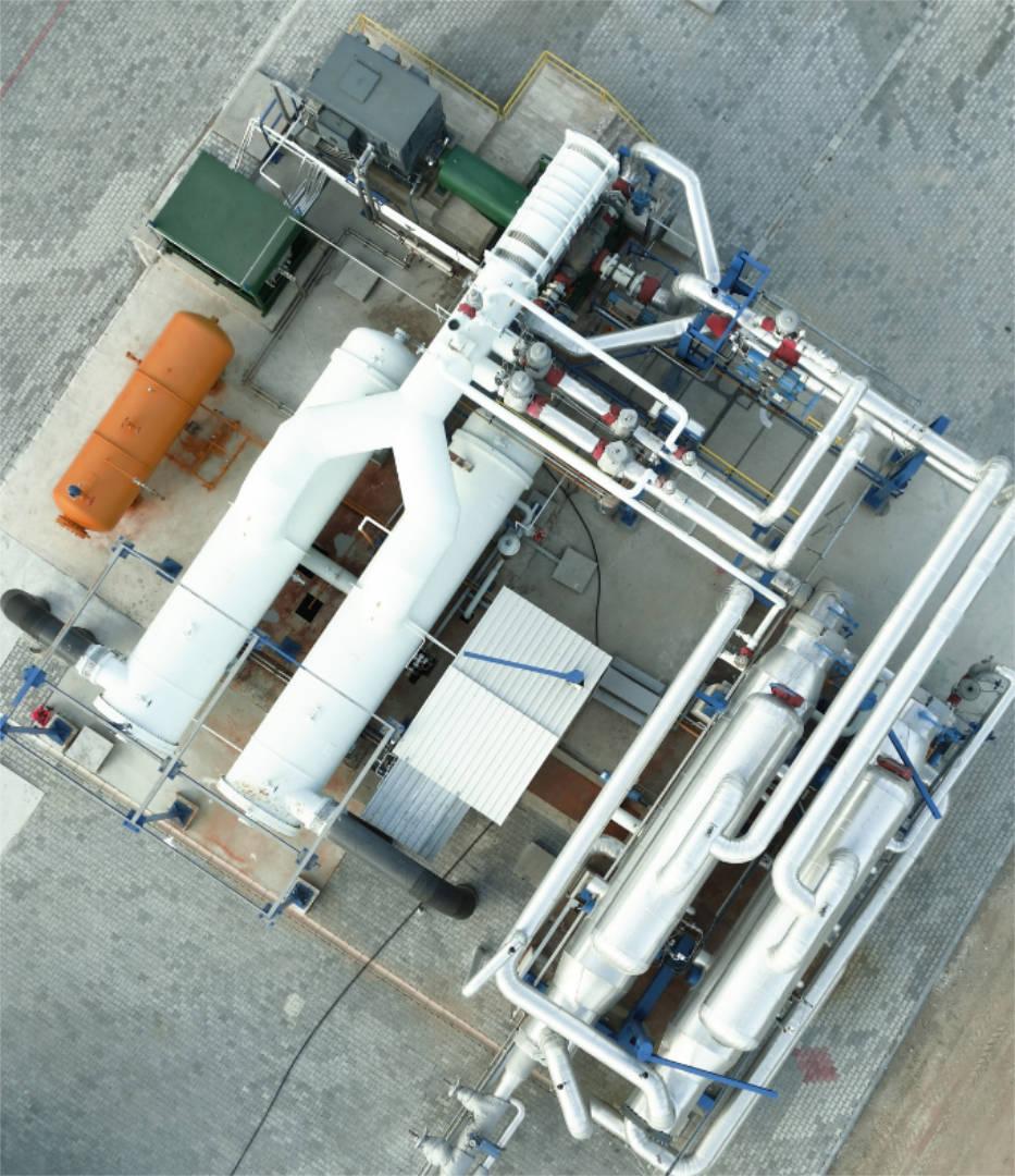 ORC geothermal power plant